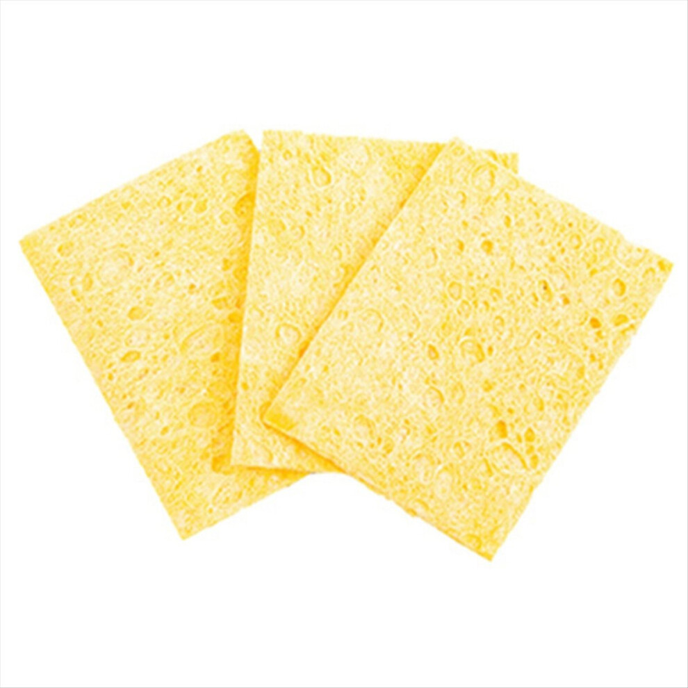 Soldering Iron Tip High Temperature Resistants Sponge Yellow Cleaning Sponge Cleaning Sponge Rectangular Sponge 4854032784331