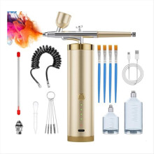 Set aerografo Aerografo portatile con compressore Set aerografo portatile ideale per lavori complessi come tatuaggi/manicure B