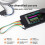 LA104 Digital Logic Analyzer Screen 4 Channels Oscilloscope SPI IIC UART Programmable 100M Sa/S Max Sampling Rate 3