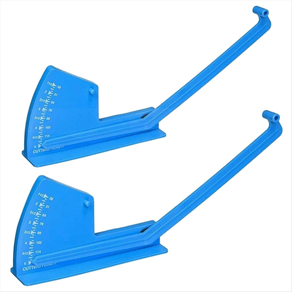 Deck Leveling Gauge 2 Pack Mower Vehicle Measuring Depth Gauge Deck Grooming Tool 4854032762827