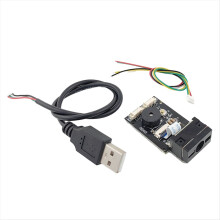 Novo módulo leitor de código de barras 1D e 2D com fio USB GM65