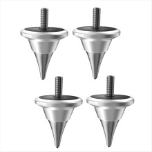 Speaker Isolation Spike Feet Stand Damper Cone for Hifi Audio Turntable Recorder AMP M6 Silver