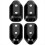4 braçadeiras de corda reutilizáveis, braçadeira de corda de 3/8 polegadas, braçadeira de conector de corda 1