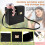 Leather Crossbody Water Cup Storage Bag with Adjustable Shoulder Strap Brown 3