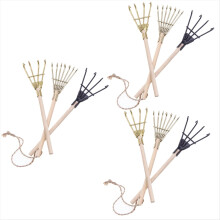 Mini Landscape Mini Iron Rake Tool DIY Handmade Landscaping Props Model Accessories Home Decoration Crafts Ornaments