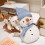 Boneca de pelúcia de Natal, presente, boneca fofa, enfeites de mesa, veado 1