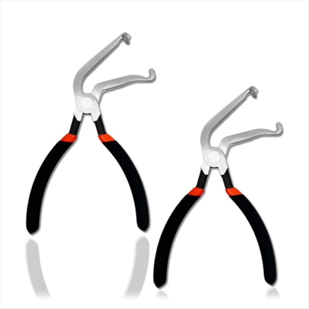 2Pcs Electrical Disconnect Pliers,Electrical Connector Pliers For Cars, Line Petrol Clip Pipe Pliers For Automotive 4854032773328