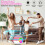 Mini karaokemachine met 2 microfoons, Bluetooth-microfoon, liedjesspeelgoed, C 5