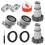 Poolschlauchadapter, Schlauchadapter Pool, Poolschlauchadapter Set 1