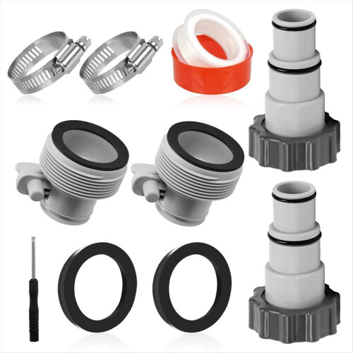 Poolschlauchadapter, Schlauchadapter Pool, Poolschlauchadapter Set