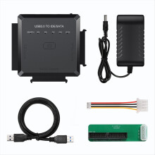 Adaptér USB 3.0 IDE na USB 3.0, kábel USB 2.0 pre 2,5" 3,5" pevný disk, HDD, SSD, USB IDE, EU zástrčka