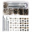 Leather Working Kit Leather, Leather Working Tools, Punch Sets, Storage Box for Stitching Punching Cutting 1