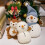 Boneca de pelúcia de Natal, presente, boneca fofa, enfeites de mesa, veado 7