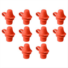 10 stücke Tragbare Keine Spill Silikon Flasche Topper Auslauf Adapter Rot