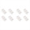 Rack Multi-Layer Desktop Computer Desk Storage Rack Drawer Three-Layer Ladder Storage Rack Small Partition Rack White 1
