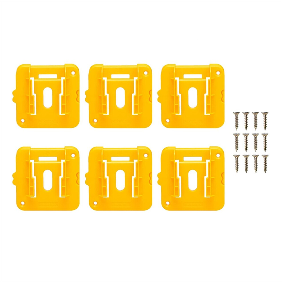 6Pack Battery Mount Holder For 20V 60V Battery Dock Holder Fit Battery Display For Warehouse Factory Toolbox 4854032793050