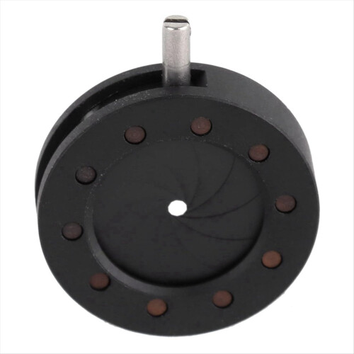 Einstellbare Irisblende mit mechanischer Blendenlinse