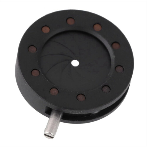 Einstellbare Irisblende mit mechanischer Blendenlinse 1