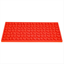 Barmat 45x30x0,8 cm, antislip PVC barmat, morsmat, rood