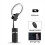Mini trépied LED portable pour diffusion en direct, noir 3