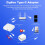 Tuya Zigbee Type-C Smart Adapter Stik 3 Gang Mini USB-C Strømadapter Oplader Stik Timing Stemmestyring til 5
