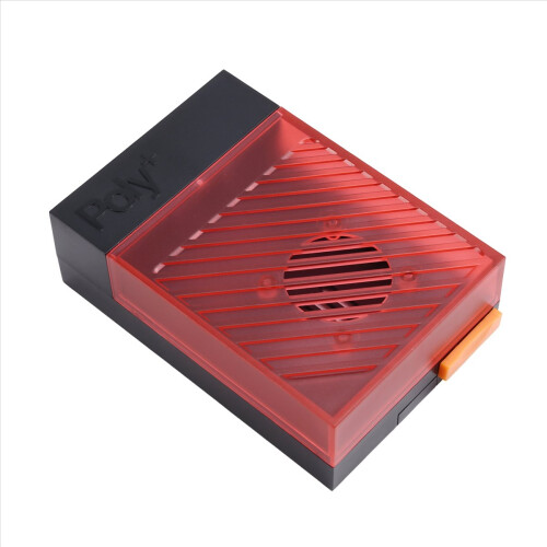 Til 5 Poly+ 5 etui Forbedret beskyttelsesdesign Nem montering Rød