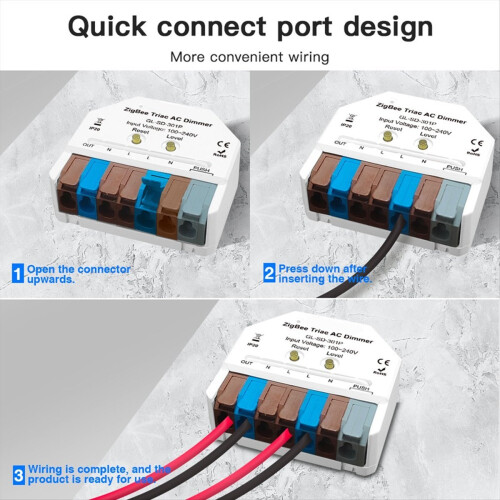 ZigBee3.0 Wireless on OFF Relay Switch AC DC Power APP Voice Control Push Switch Tuya Hub Required 2