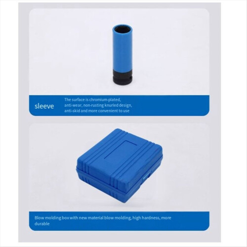 Drive Wheel Protector Impact Sleeve Set,Durables Plastic Sleeve,Blue 2