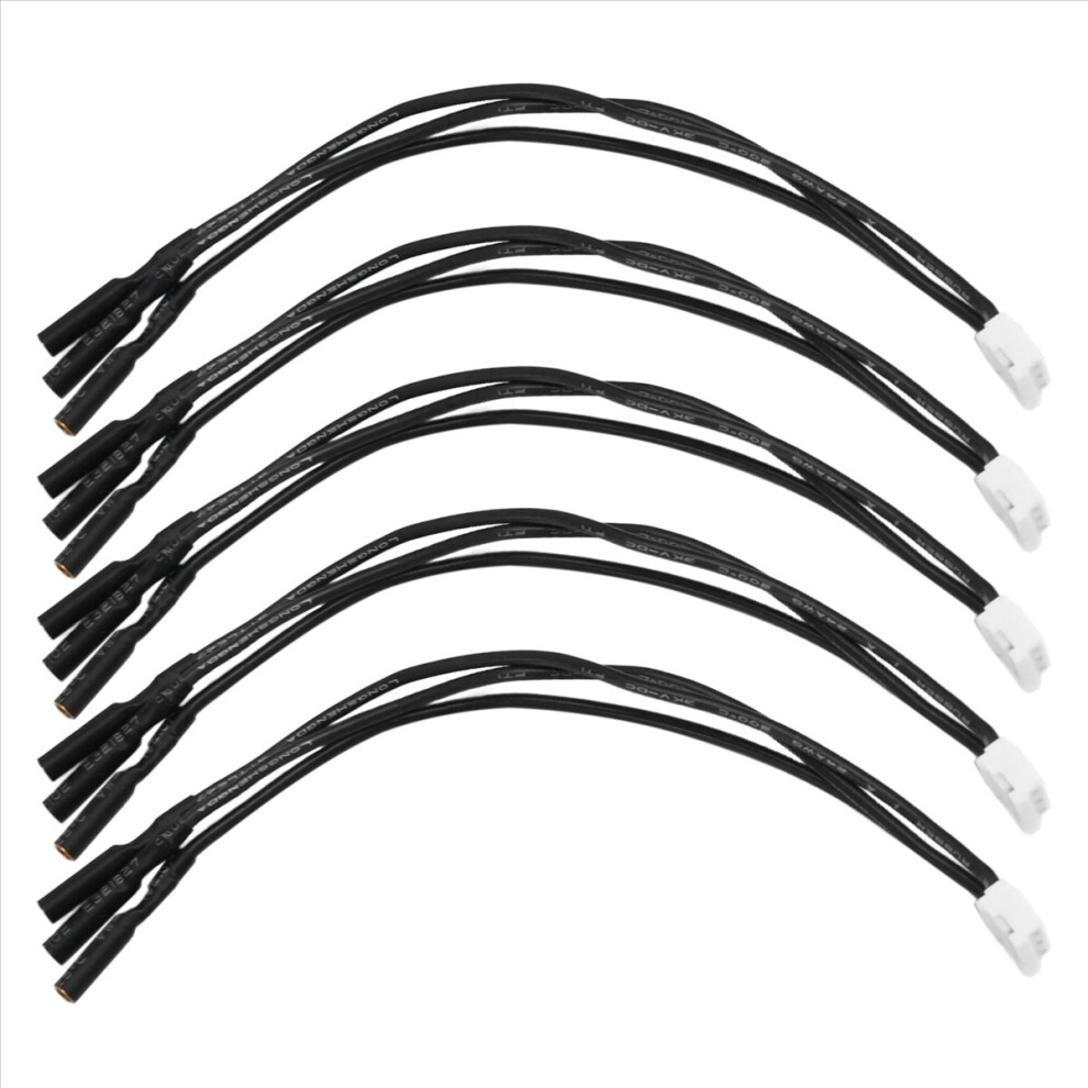 5Pcs 2.0Mm Banana Plug Female To Ph3.0 3Pin Male Adapter Rc Brushless Motor Convert Esc Connector Wire For Axial Scx24 4854032703325