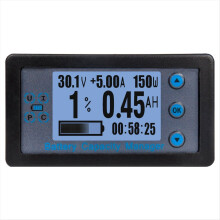 Tester di capacità della batteria con coulometro Bluetooth da 100 A, amperometro, voltmetro