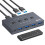 USB3.0 Switcher KVM Delt Controller Adapter 5Gbps Hastighed Strømfri Drift Passer til Computermus Tastatur USB Enheder 1
