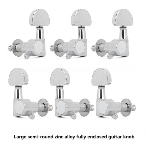 Guitar String Knob Folk Guitar Ukulele Knob Fully Enclosed Classical String Black 2