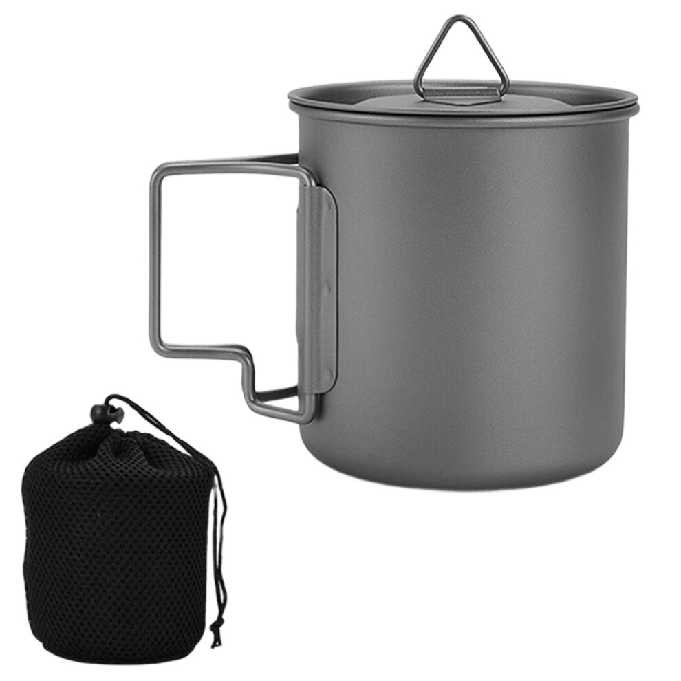 Camping Ultralight Titanium Water Cup Picnic Water Coffee Mug Beer Cup 550ML
