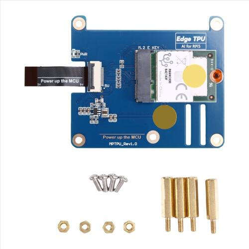 for 5 MPTPU AI Kit - 2TOPS PCIe TPU HAT for Pi5, Enhanced Machine Learning Capabilities B 1