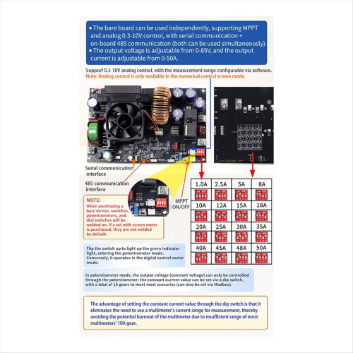 XY8050S CNC DC Ρυθμιζόμενη Τάση Τροφοδοτικό Σταθερής Τάσης και Ρεύματος Μονάδα 80V/50A/4000W 2
