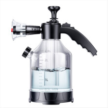 Hand Pump Foam Sprayer with 2 Types of Nozzle Hand Pneumatic Foam Cannon Snow Foam Car Wash Sprayer