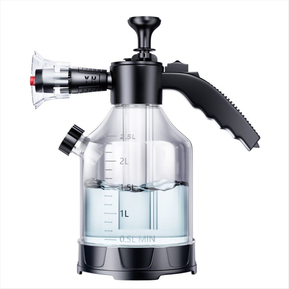 Hand Pump Foam Sprayer with 2 Types of Nozzle Hand Pneumatic Foam Cannon Snow Foam Car Wash Sprayer