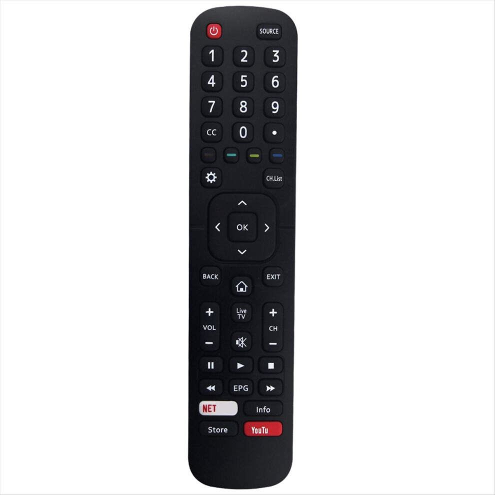 Replace En2bb27 Remote For Lcd Led Tv H32a5840 H43ae6030 H32b5600 H39ae5500 H40b5600 En2bb27h En2bb27hb 4854032727307