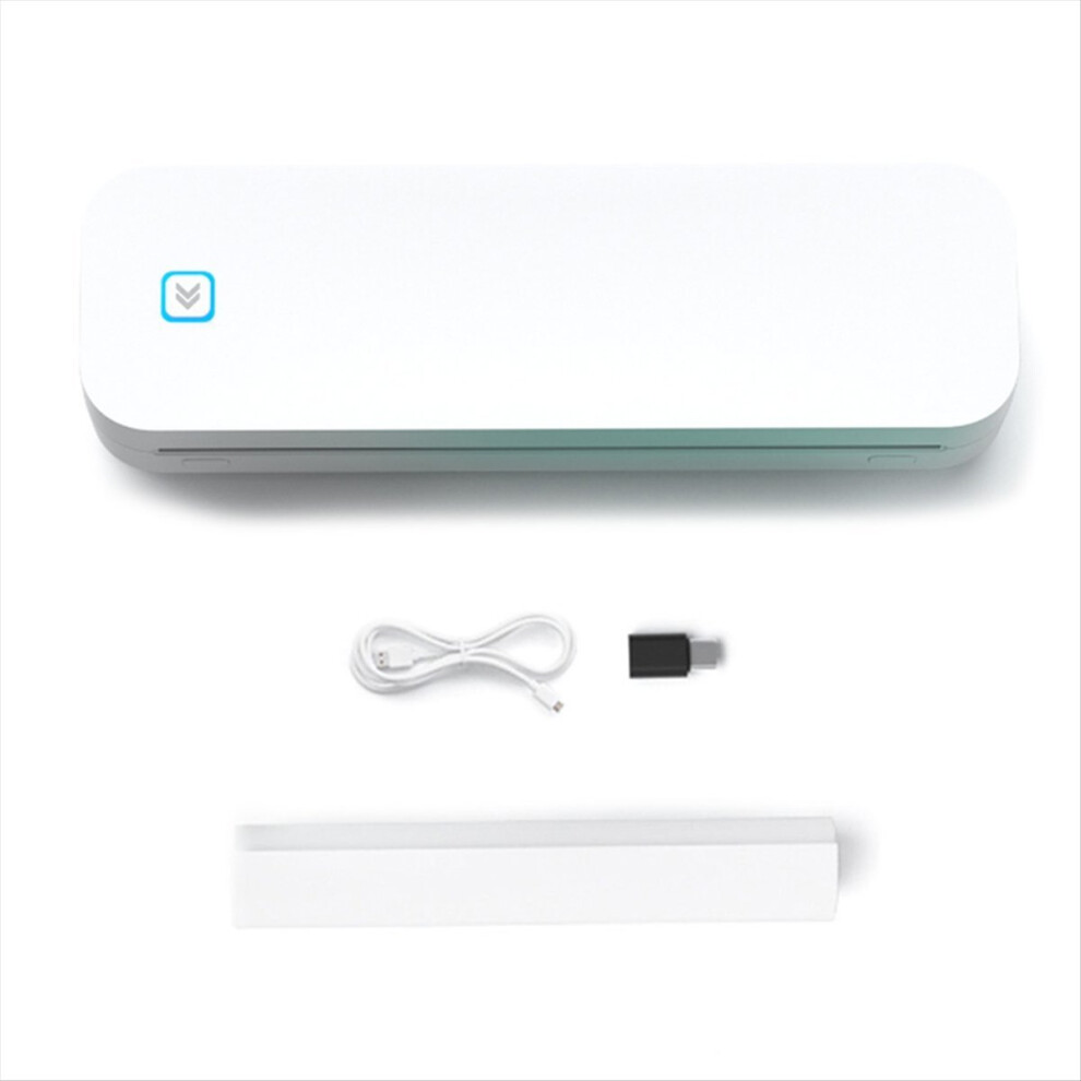 Portable A4 Thermal Printer Inkless For Office Photo Pdf Document Memo Stencil Printing White 4854032751043