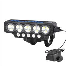 20-LED-Solar-Fahrradhupe, wiederaufladbare Fahrradtaschenlampe, Mountainbike-Frontlicht, Fahrradlampenzubehör