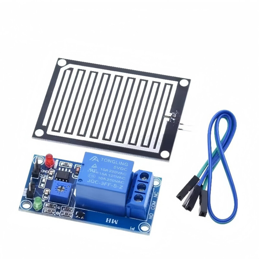 12V Raindrops Detection Module Rain Water Detection Sensor Module For Robotics And Weather Monitoring 4853870938616