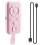Protable Bluetooth Remote Control Self-Timer Camera Stick Shutter Button Wireless Controller Pink 1
