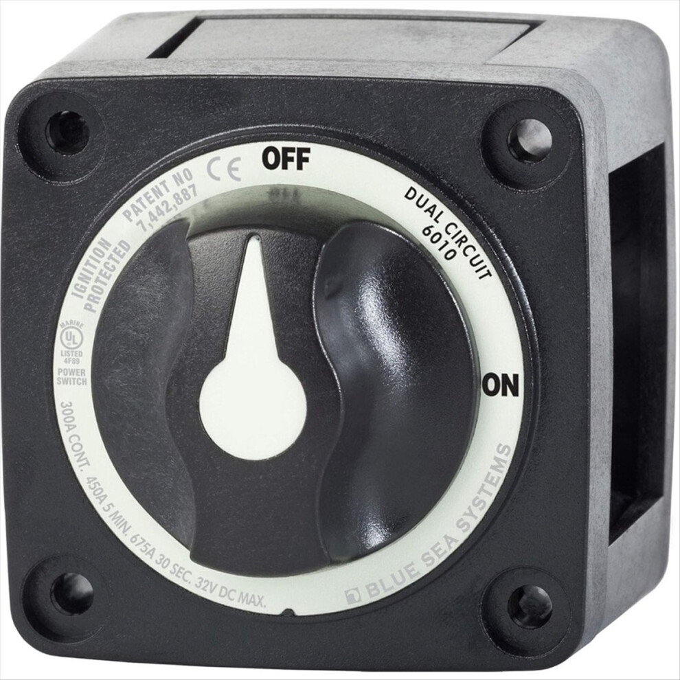 Marine Yacht Rv 300A Power Switch Car Battery Power Switch Modified Switch With Screws Black 4853870932478