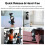 Magnetic Adapter Frame for 3 Camera Expansion Bracket Desktop Mount Base Vlgo Video Accessories 7