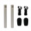 1 Pair C02 Pen-Shaped Condenser Microphone Shockproof Clip A 4