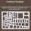 3PCS Templates Architectural Drafting Tools, Reusable Stencils for Drawing & Drawing Tools 3