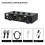 Mini Headphone Amplifier 2 Channels Stereo Audio Amplifier with Power Adapter Earphone Amp Regular Model 2