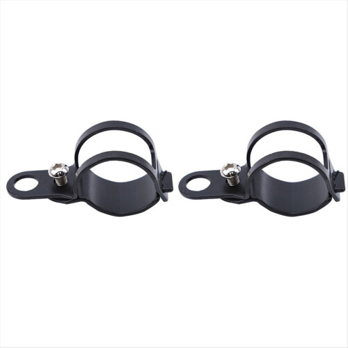 Motorcycle Turn Signals Relocation Fork Clamps Bracket 2 Pcs/Set Mount Light Holder Lamp Bracket