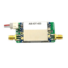 AB-IOT-433-SMA 433M 415M Amplificador de Sinal Bidirecional 11dBi Alto Ganho TX Ganho Ajustável