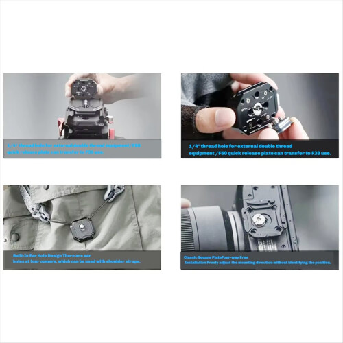 Til F38 Pro Multi-Hole Quick Release Plate Kit til Base til DSLR-kamera Stativ Gimbal 1